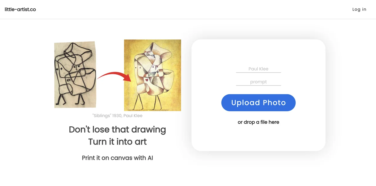 Transform Your Child's Drawings into Art with Little Artist