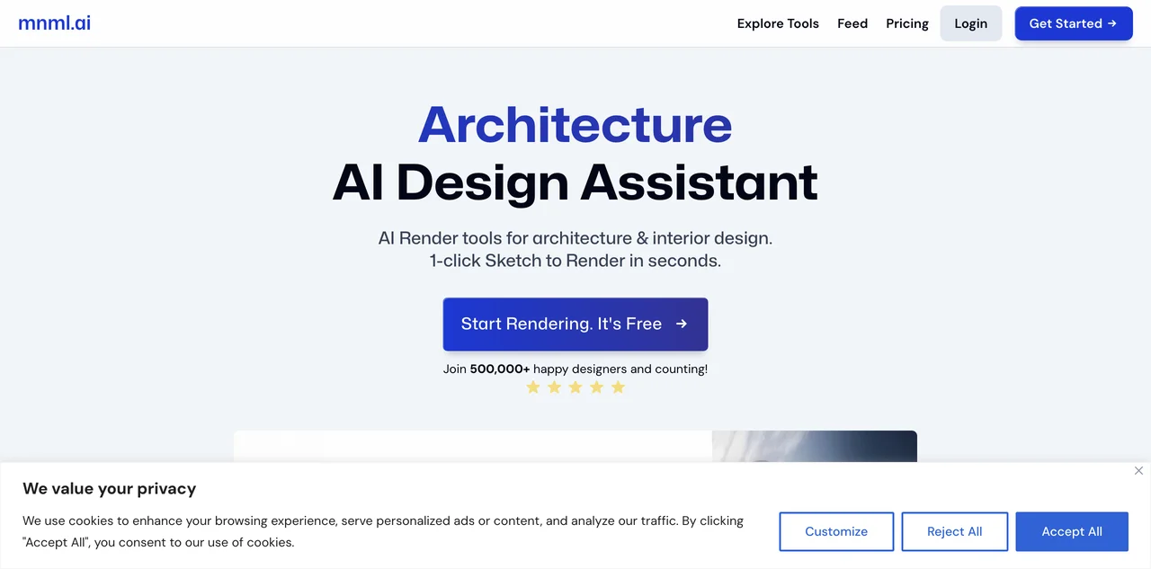 Explore mnml.ai: AI Tools for Architecture & Interior Design