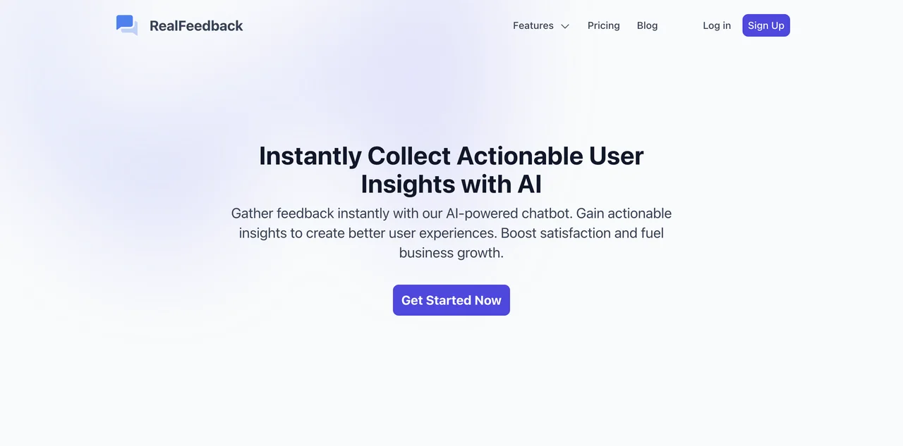 RealFeedback: Collect User Feedback with AI Chatbot