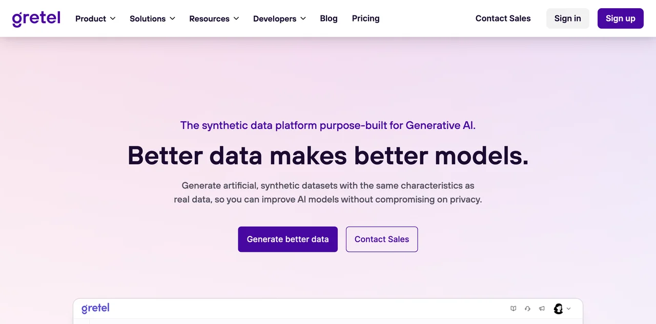 Gretel: The Leading Synthetic Data Platform for Generative AI