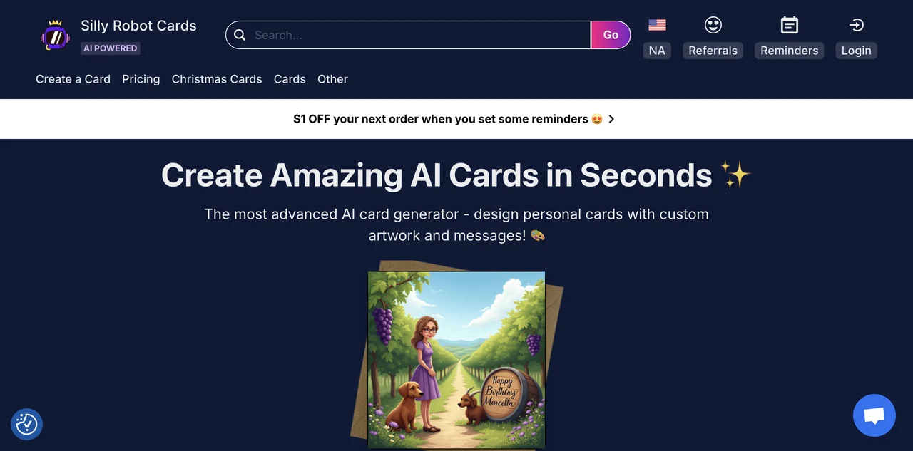 Create Custom Cards with AI | Silly Robot Cards