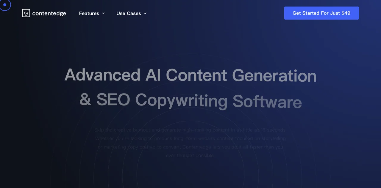 Best Free AI Copywriting & SEO Content Generation Tool | ContentEdge