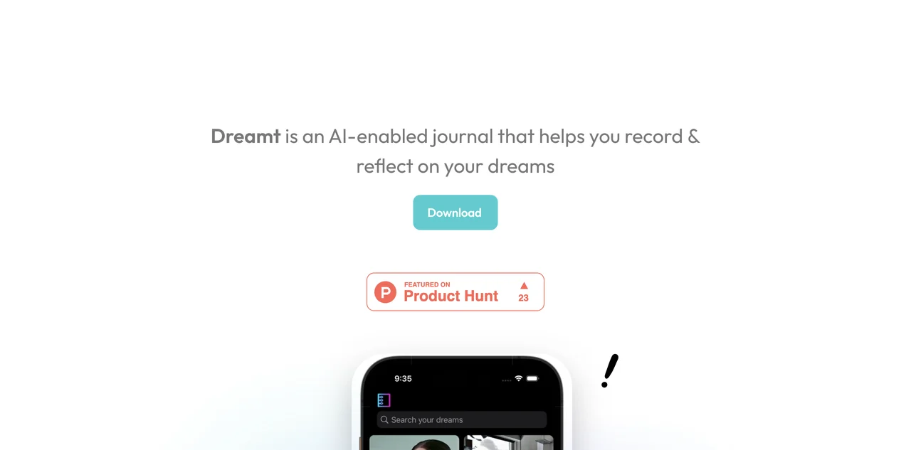 Dreamt: Your AI-Enabled Dream Journal