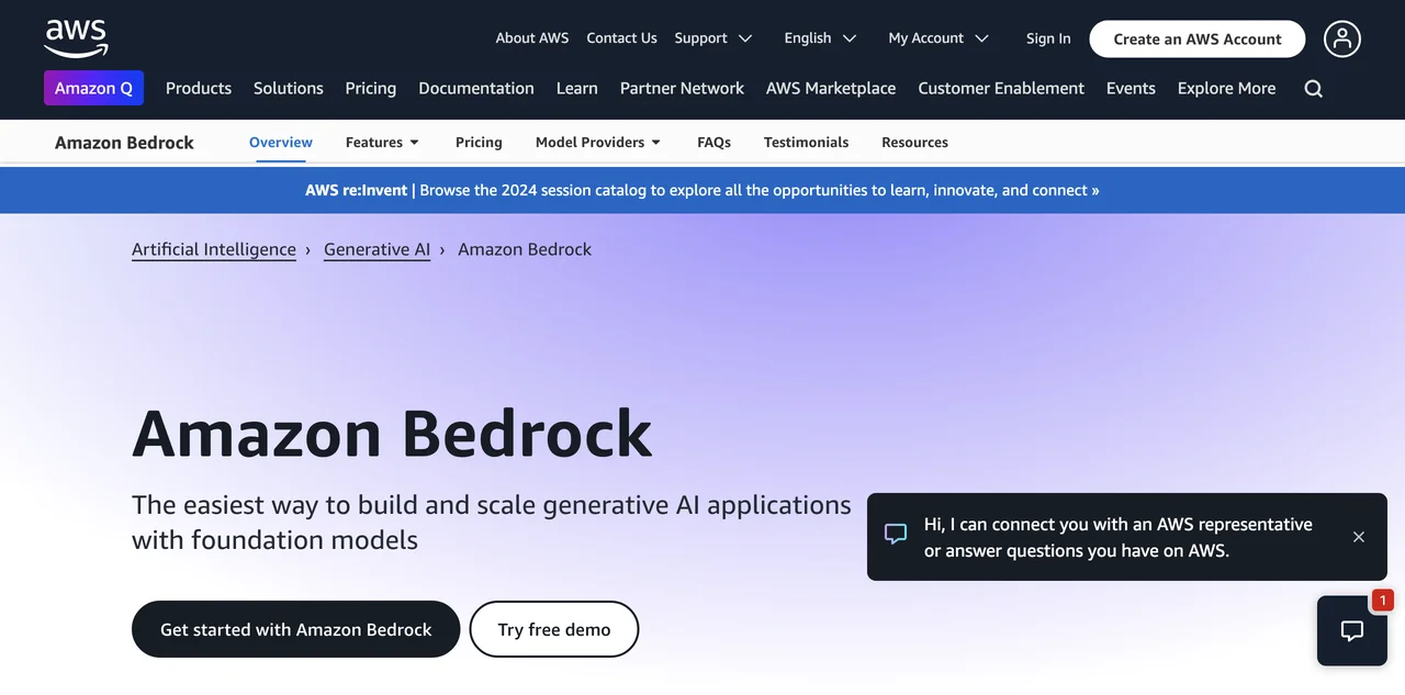 Build Generative AI Applications with Amazon Bedrock - AWS