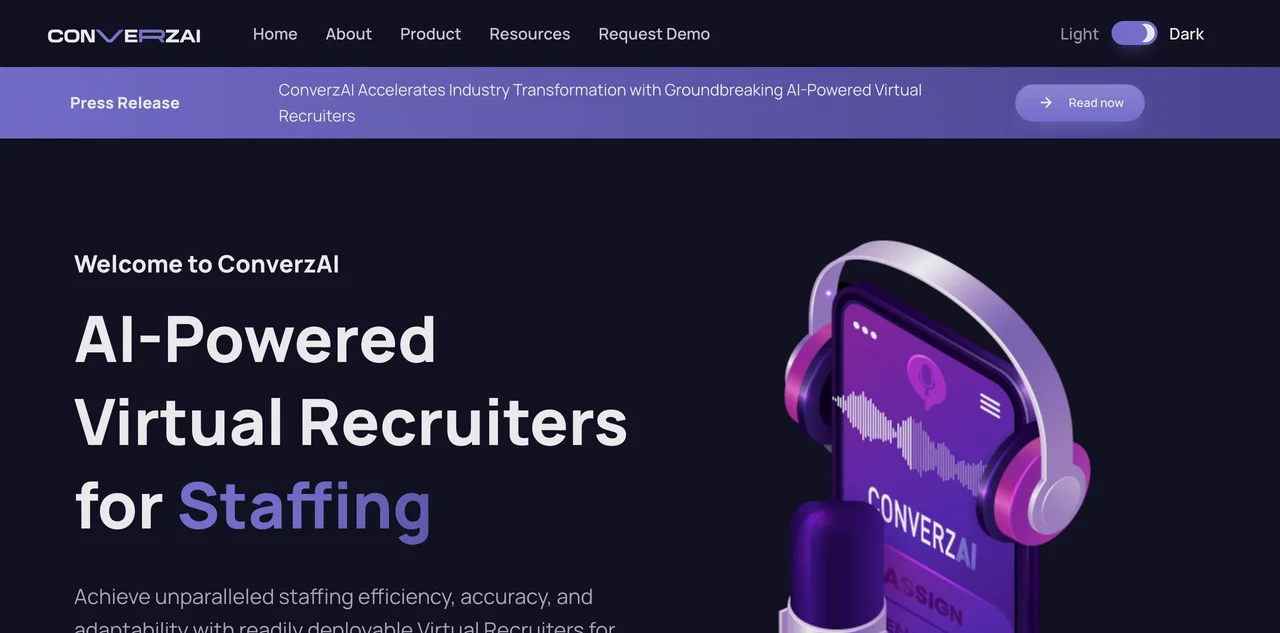 ConverzAI: Transforming Staffing with AI-Powered Recruiters