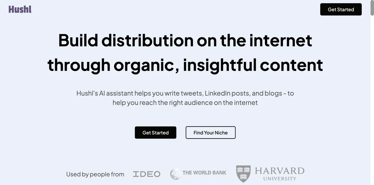 Hushl: Your AI-Powered Content Creation Assistant