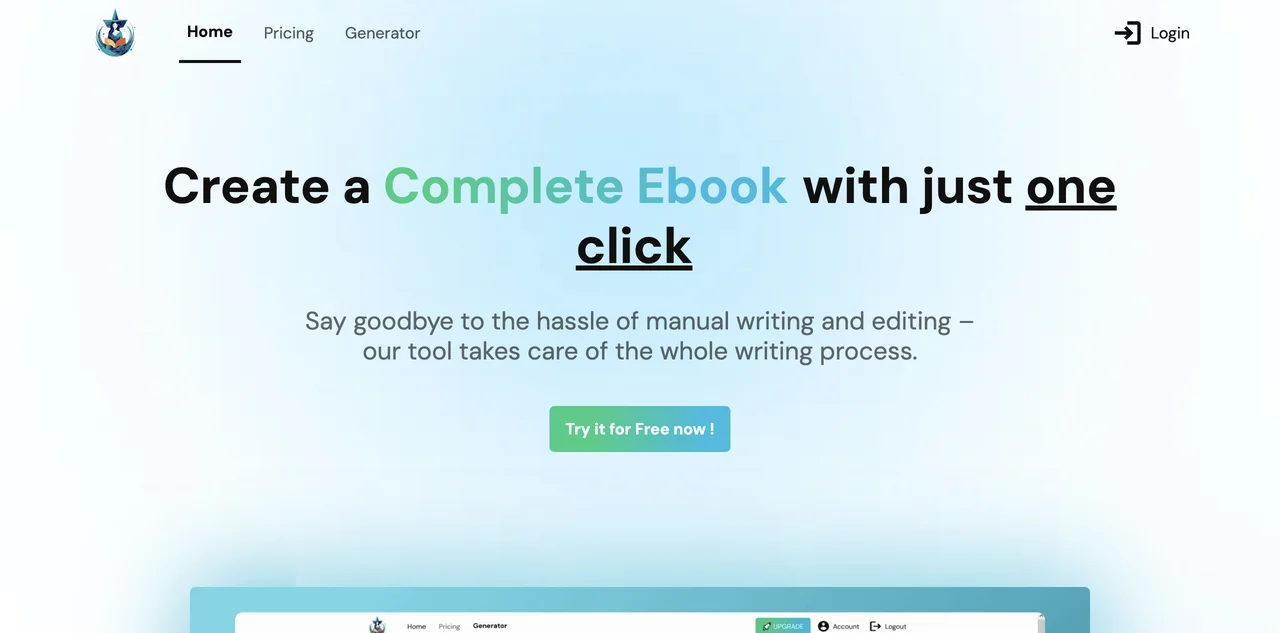 Create Your Ebook Effortlessly with Book Witch