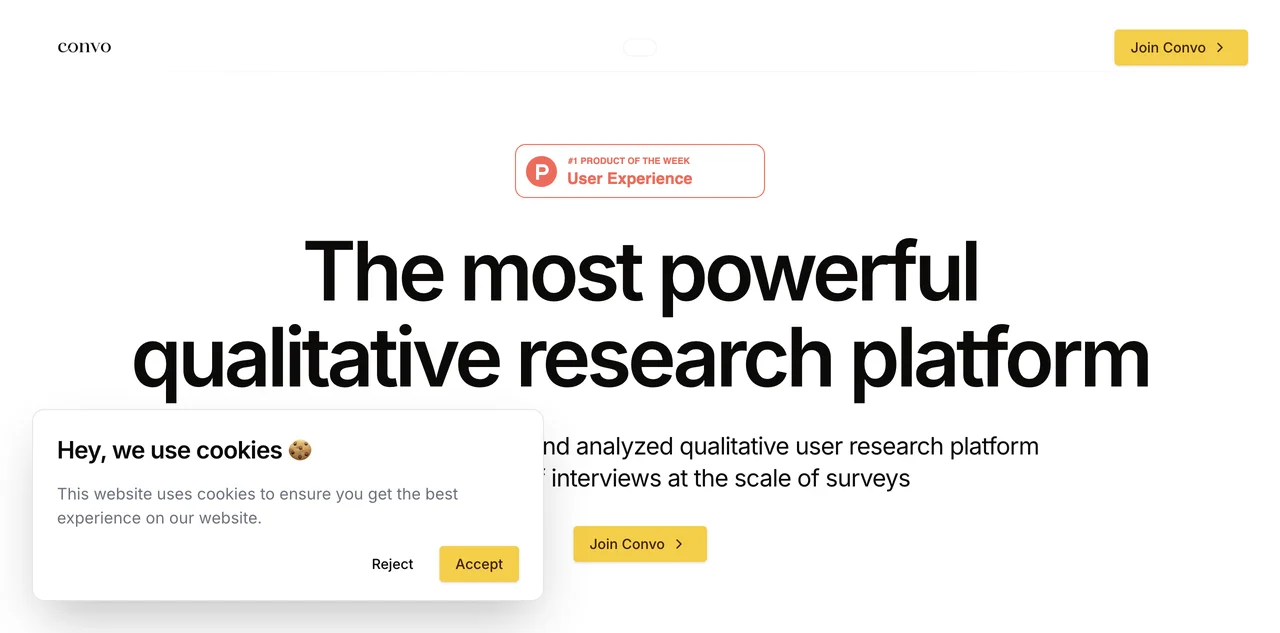 Convo: AI-Powered User Research Made Easy