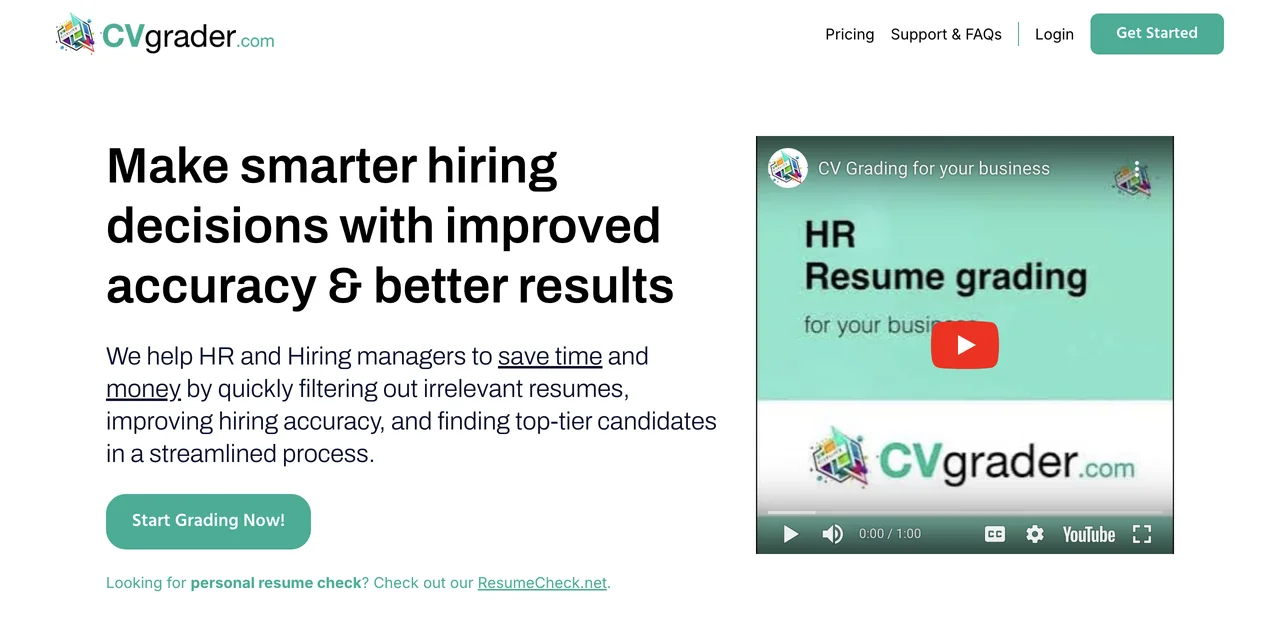 CVGrader: AI-Powered Resume Analysis for Smarter Hiring