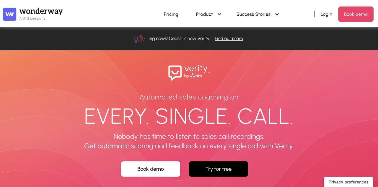 Verity: Revolutionizing Sales Coaching with AI