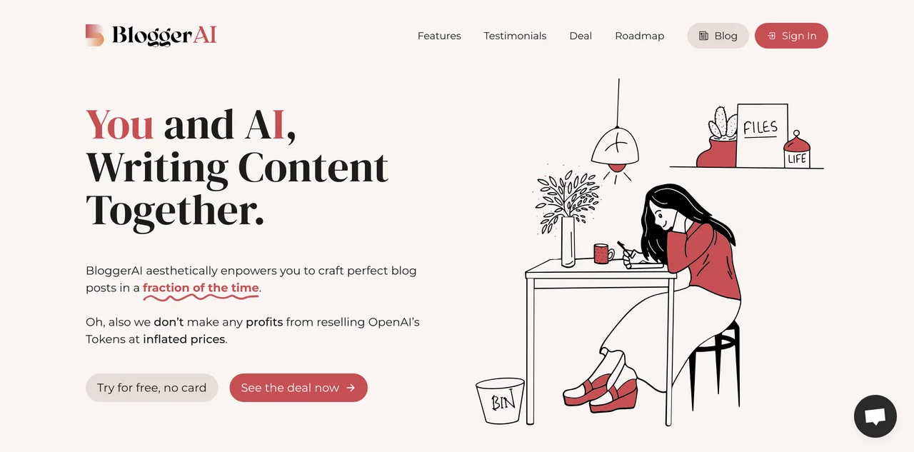 BloggerAI - The Ultimate AI Content Writing Tool