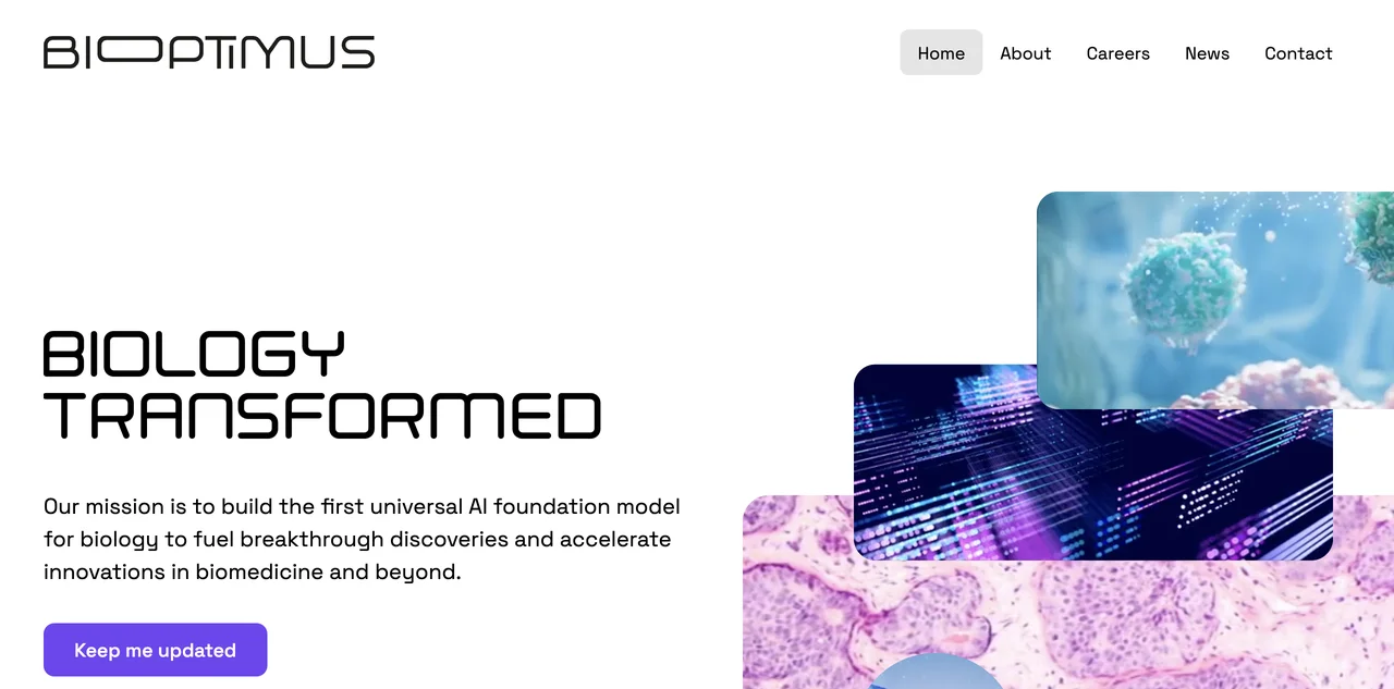 Bioptimus: AI Foundation Models for Biological Innovation