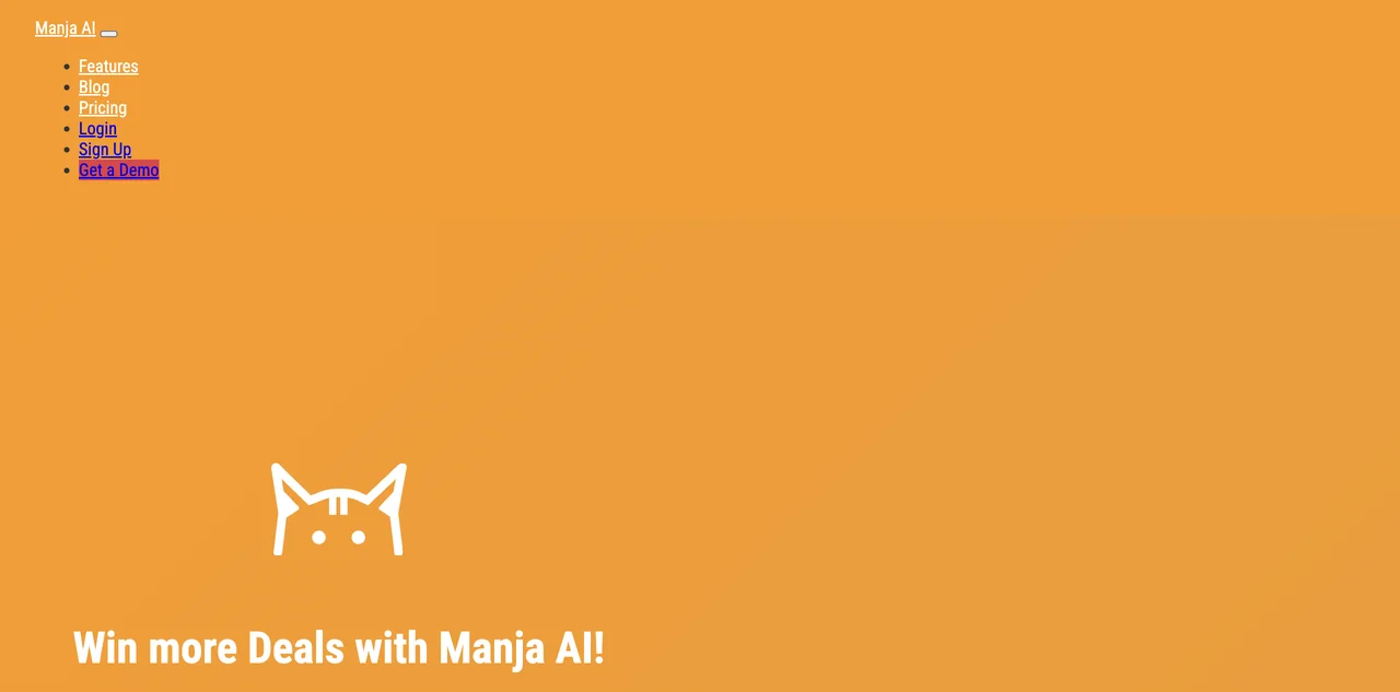 Manja AI: Elevate Your Sales with AI-Powered Coaching