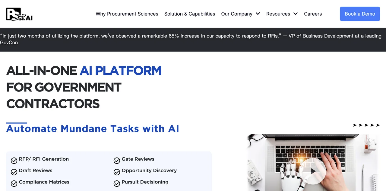 Procurement Sciences: The AI Solution for Proposal Efficiency