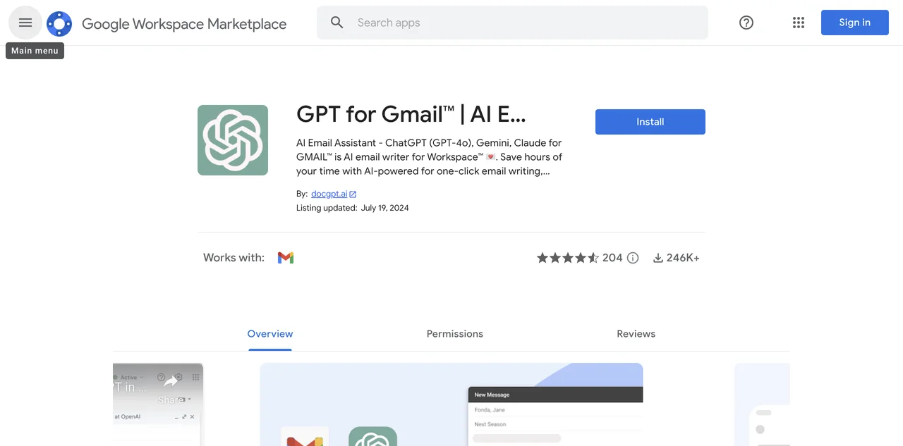 Revolutionize Your Email Management with GPT for Gmail™