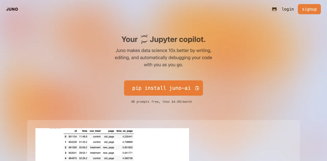 Juno: Your AI Copilot for Effortless Data Science