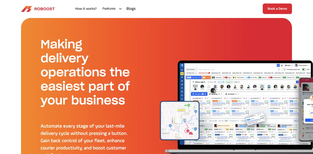 Roboost: Streamline Your Last-Mile Delivery Operations