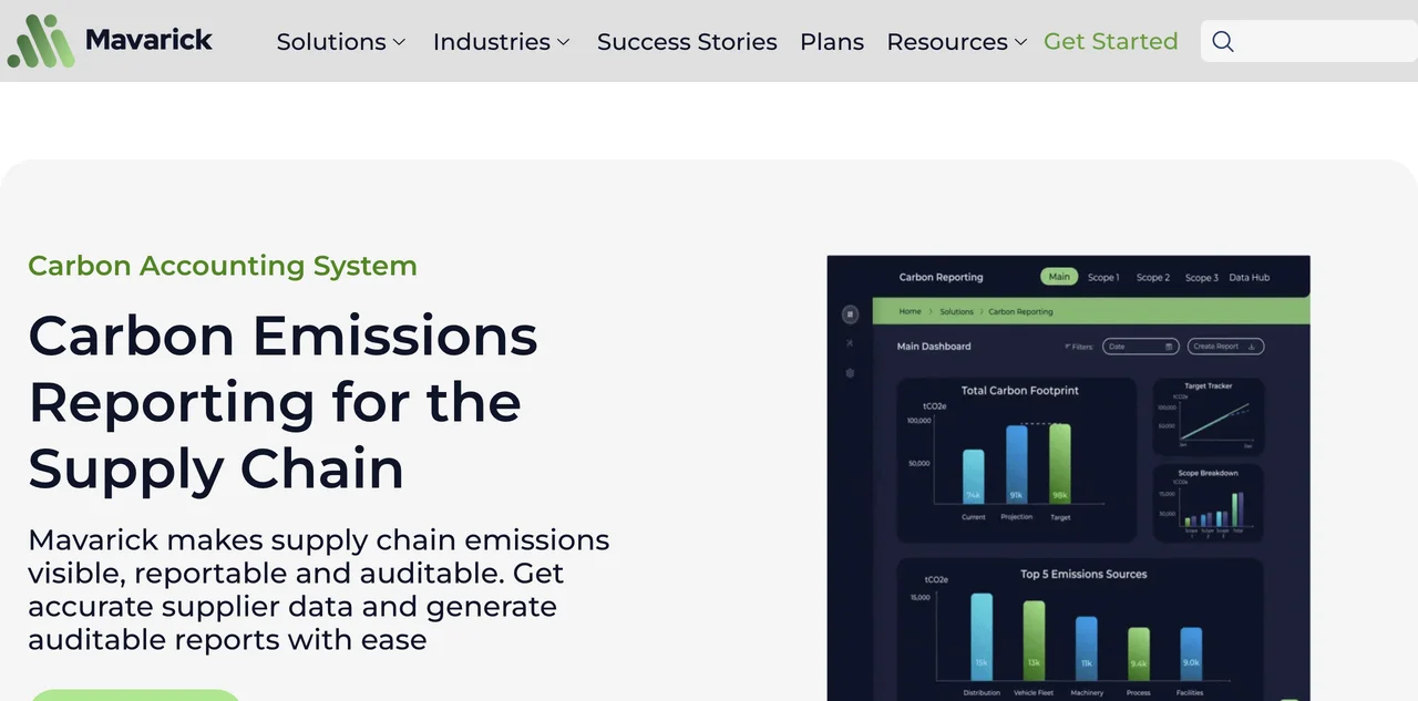 Mavarick: The Best Carbon Accounting Software Platform in 2024