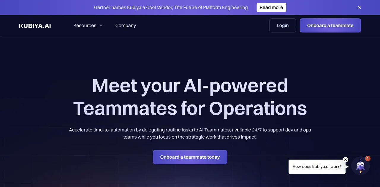 Kubiya: Your AI-Powered Teammate for DevOps Efficiency