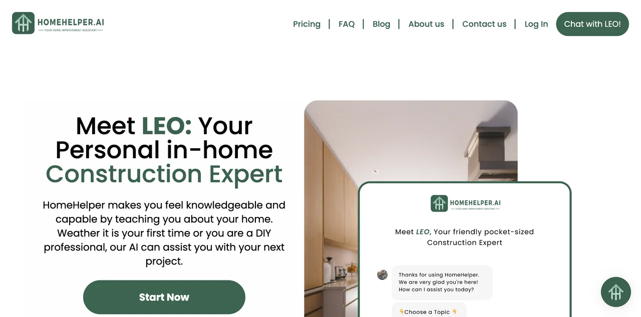 HomeHelper: Your AI Construction Expert for Home Projects