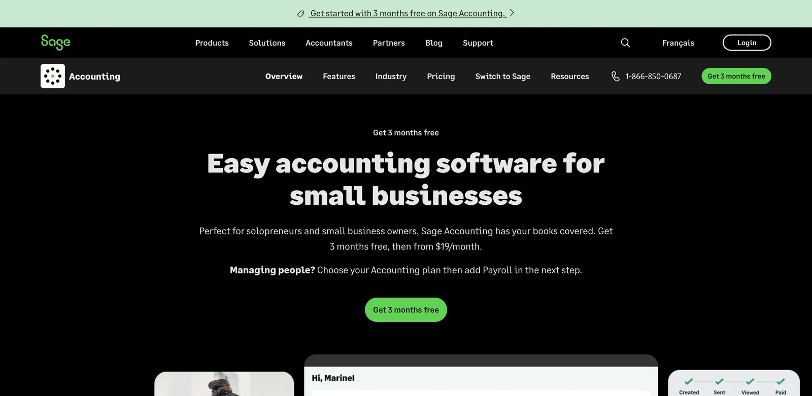 Sage Accounting: 中小企業向けの会計ソフトウェア