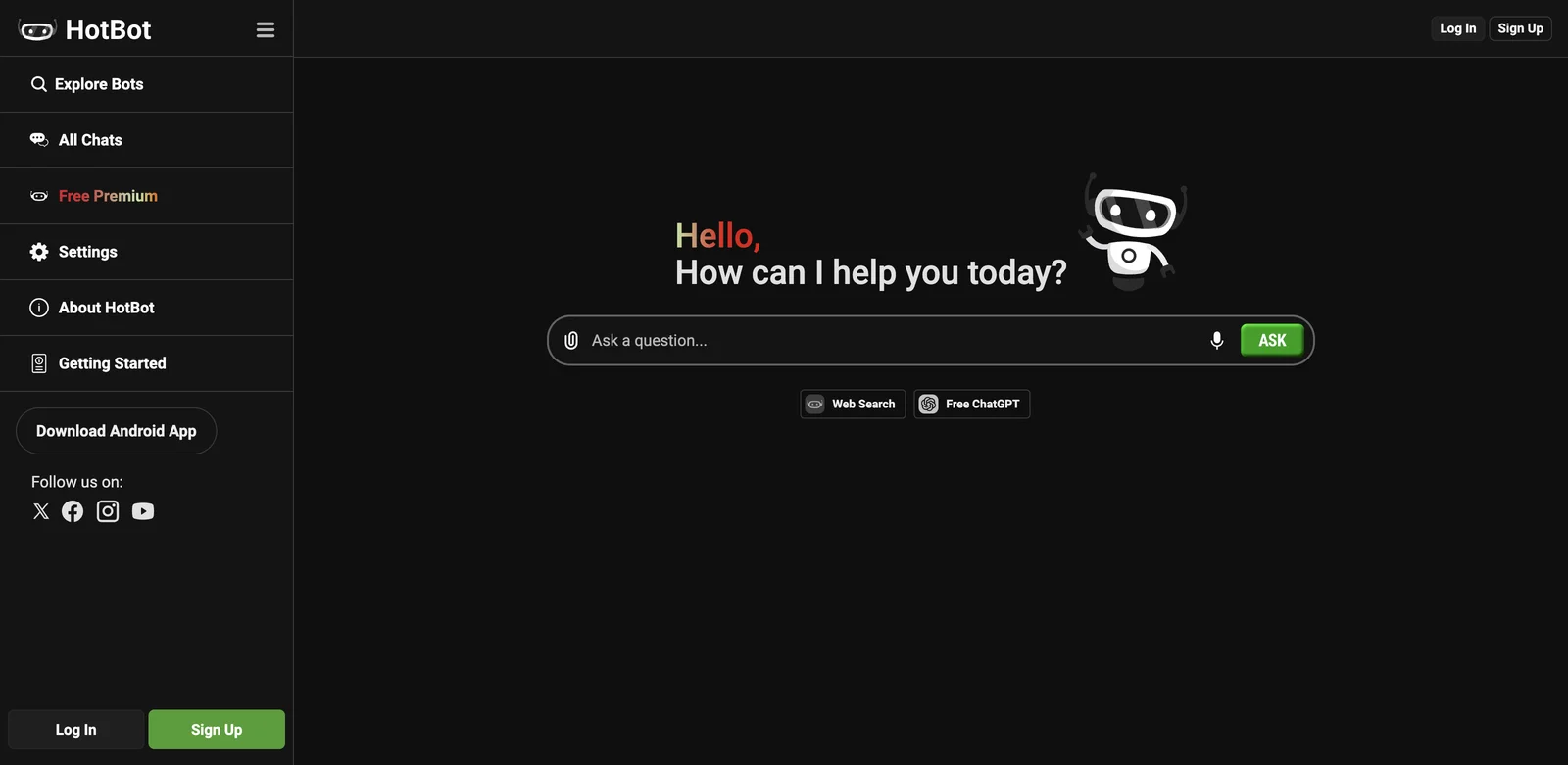 AI Chat, Ask AI Questions for Expert Bot Assistance - HotBot