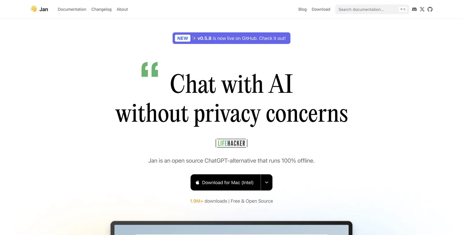 Jan: Open Source ChatGPT Alternative for Privacy-Conscious Users