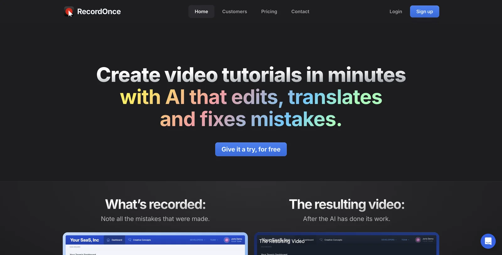 Create Video Tutorials with AI in Minutes | Record Once