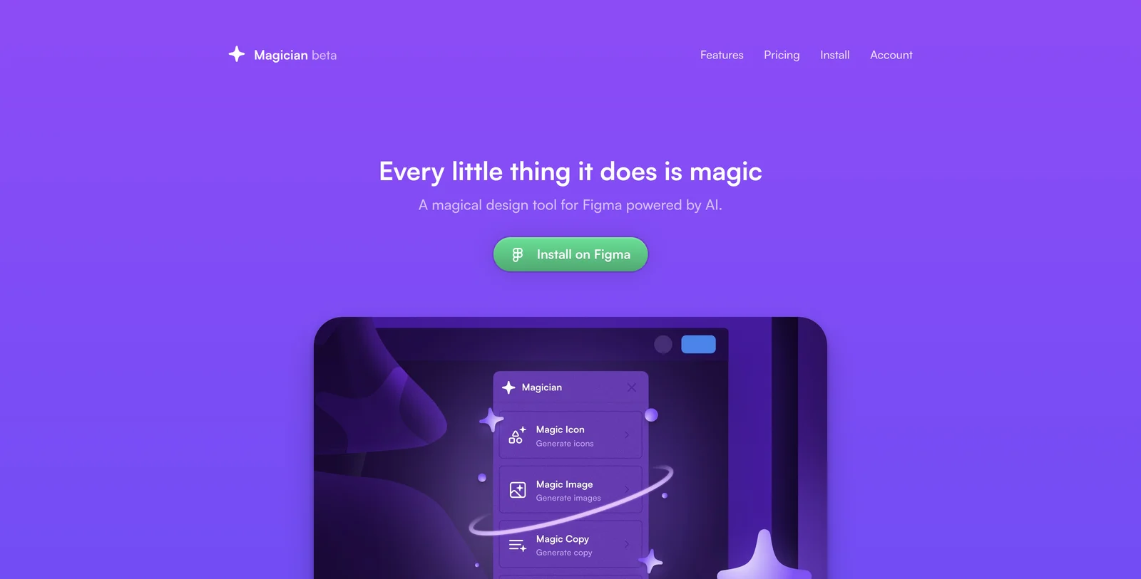 Magician for Figma: Enhance Your Design with AI