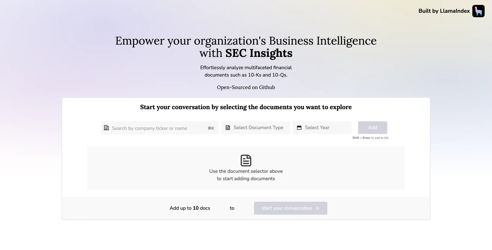 SEC Insights: Transform Your Financial Document Analysis