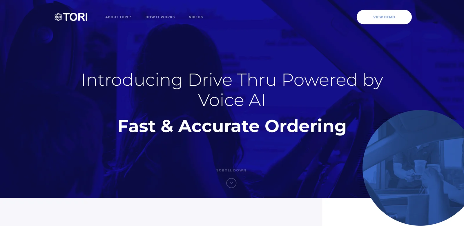 TORI™: AI-Powered Drive-Thru Ordering System for Increased Speed and Revenue