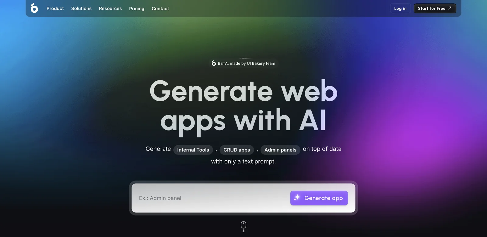 UI Bakery AI App Generator: Build Web Apps with AI