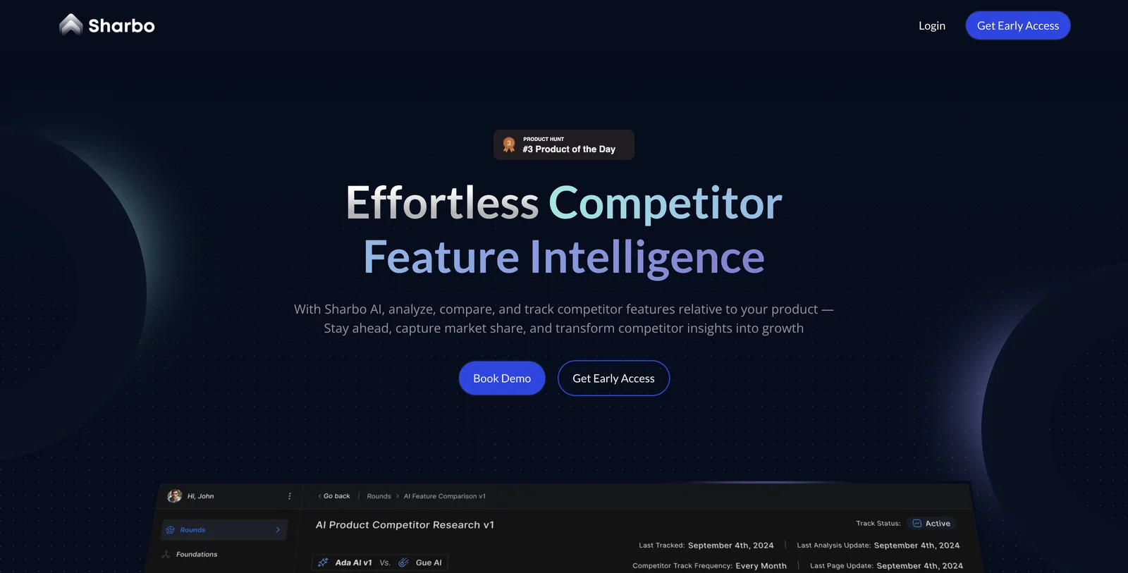 Sharbo AI: Automated Competitor Feature Intelligence for Business Growth