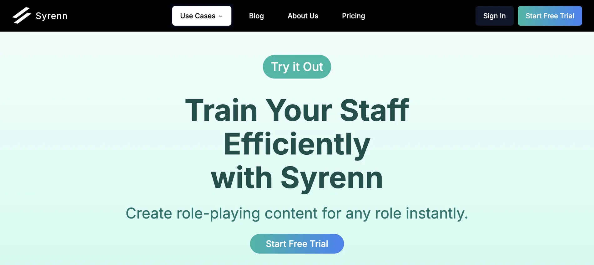 Syrenn: AI-Powered Role-Playing for 5X Faster Staff Training