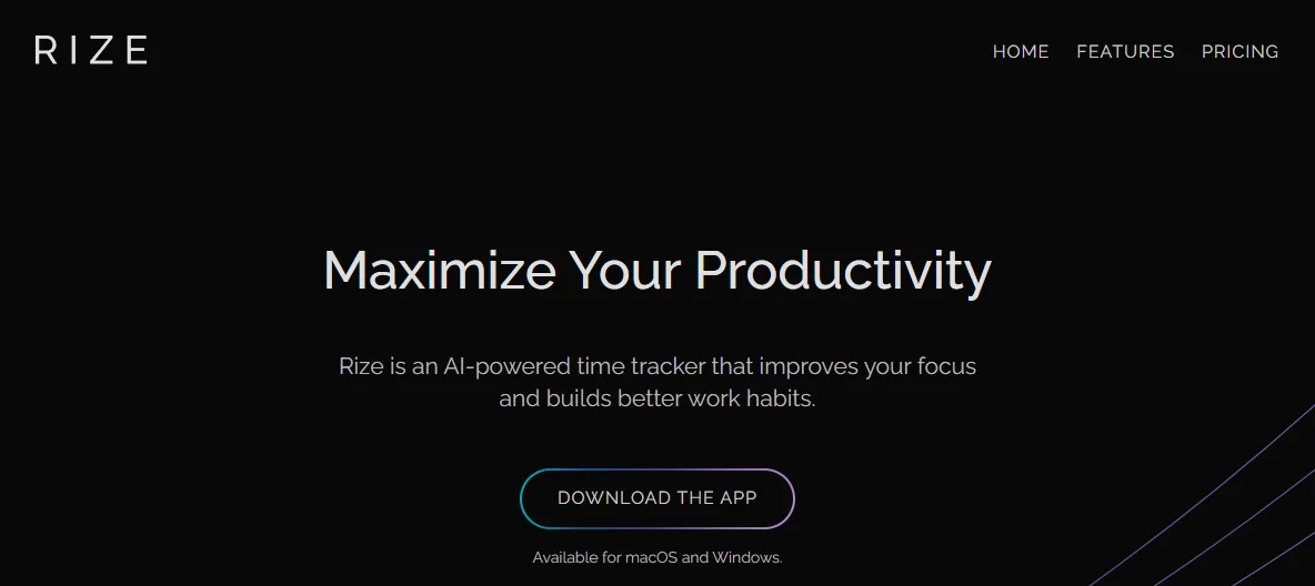 Rize: AI-Powered Time Tracker for Enhanced Productivity