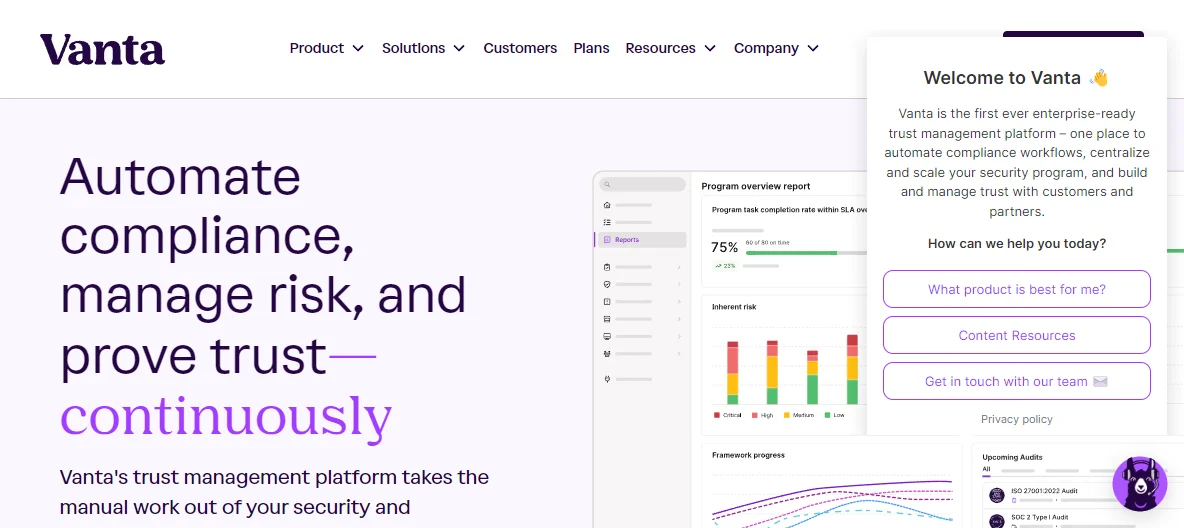 Vanta: Revolutionizing Compliance and Risk Management with AI