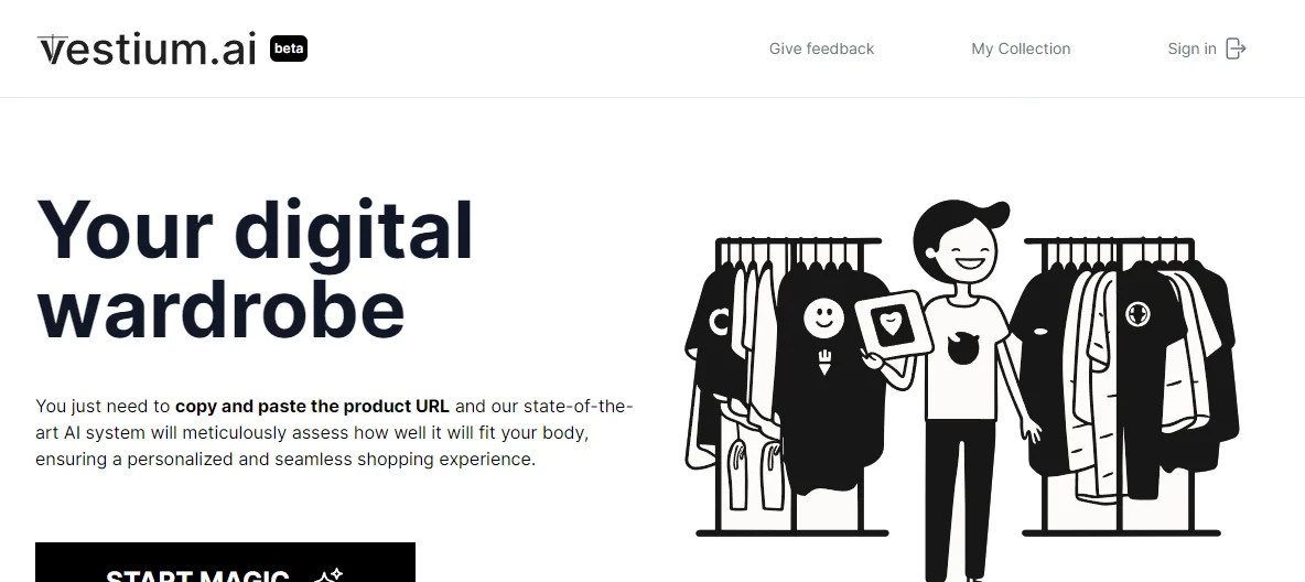 Vestium AI - Your Digital Wardrobe Powered by AI