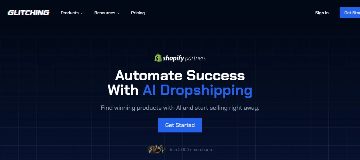 Glitching AI - The Ultimate AI Dropshipping Tool