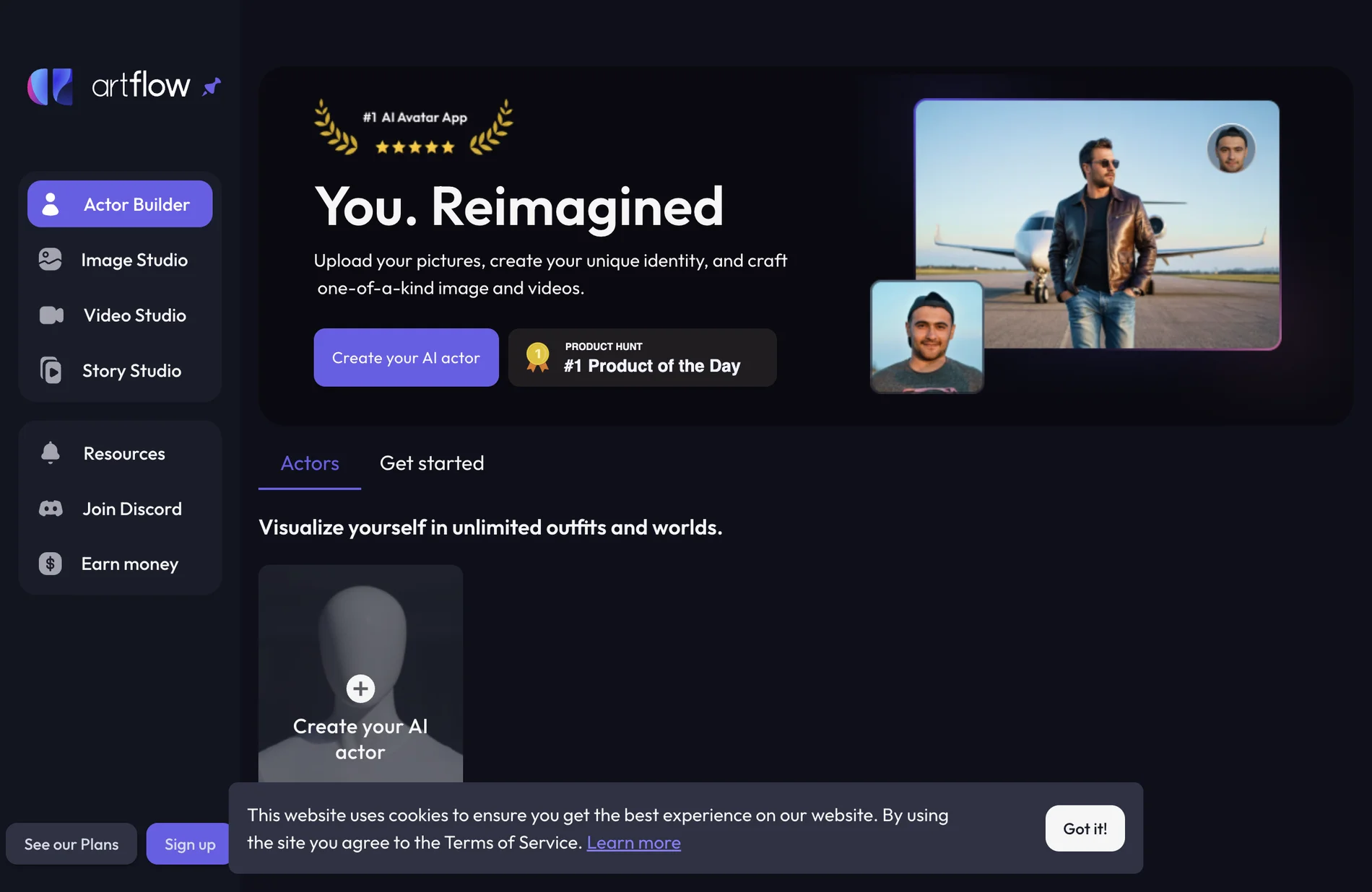 Actor Builder: AI-Powered Personal Identity Creation