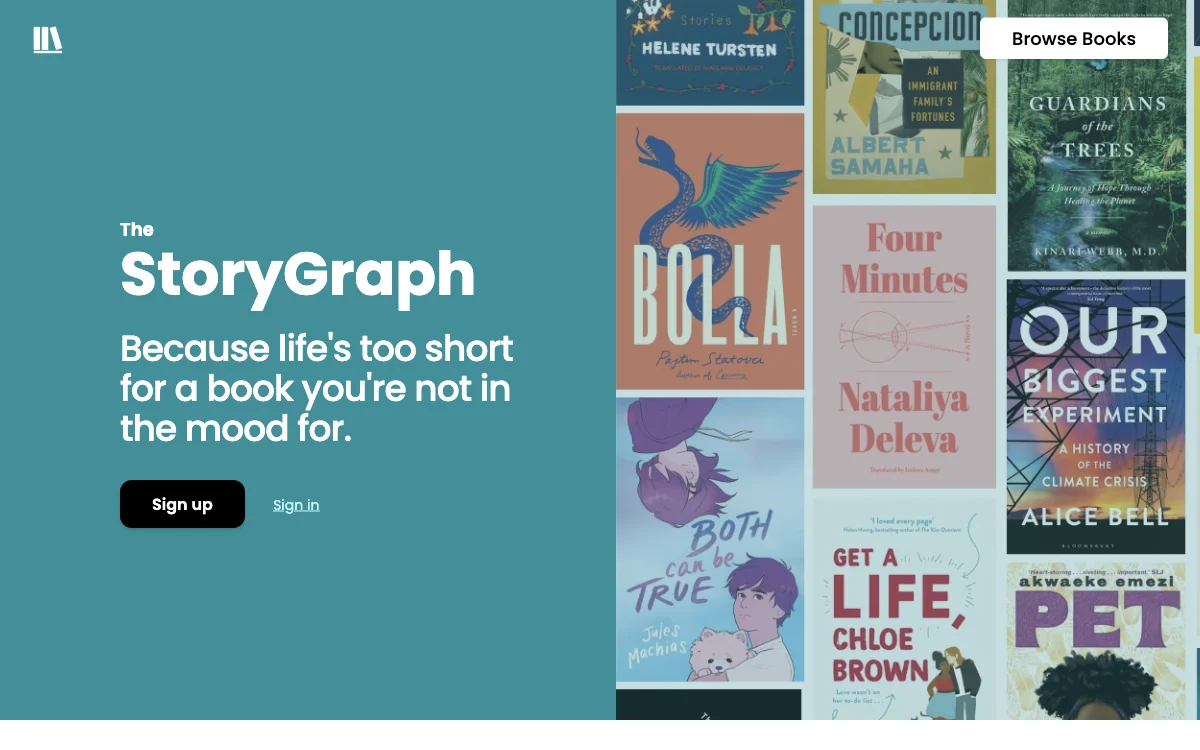 The StoryGraph: AI-Powered Reading Companion for Personalized Book Recommendations