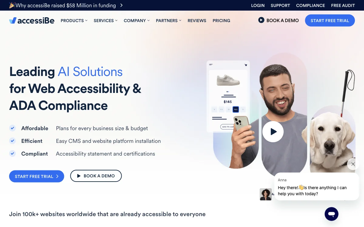 accessiBe: AI-Powered Web Accessibility Solution for ADA & WCAG Compliance