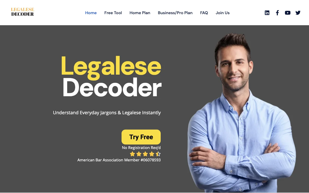 Transform Legal Jargon: Legalese Decoder - Your AI Lawyer