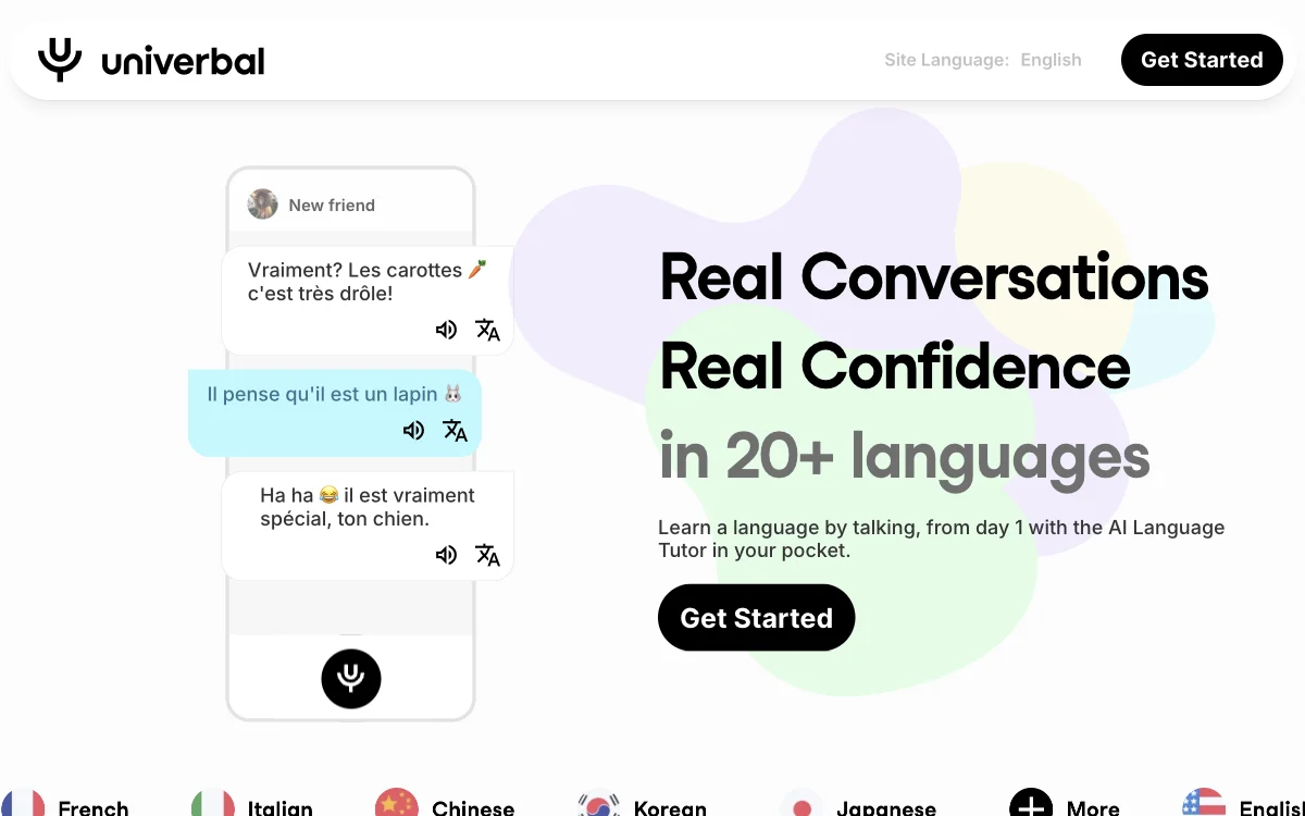 Univerbal: Learn Languages with Your AI Tutor