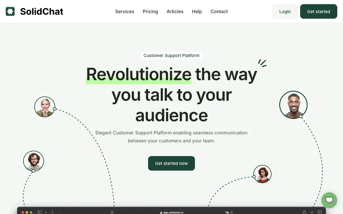 SolidChat: Elegant Customer Support Platform for Seamless Communication