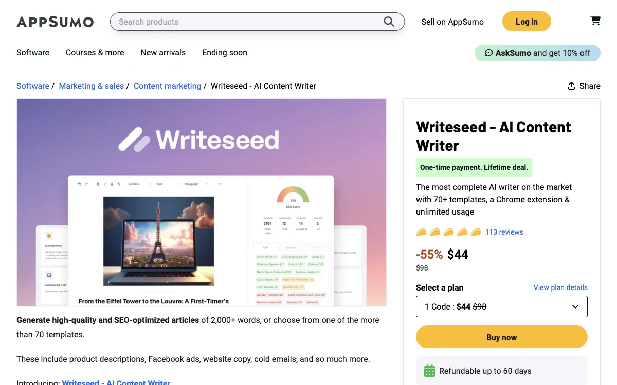 Writeseed - AI Content Writer: Revolutionize Your Content Creation