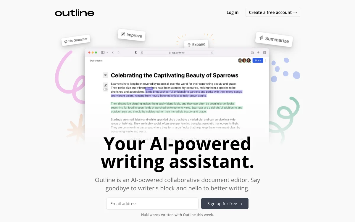 Outline: Revolutionizing Writing with AI-Powered Assistance