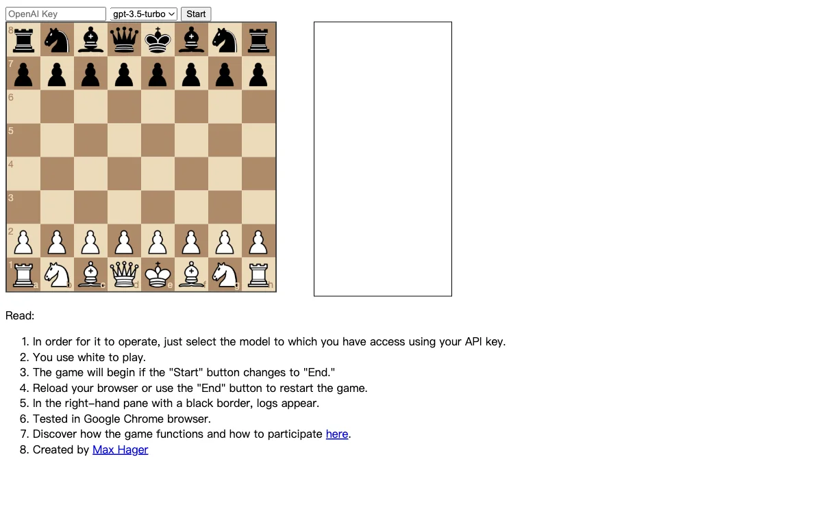 LLMChess: An AI-Powered Chess Game for Strategic Enthusiasts