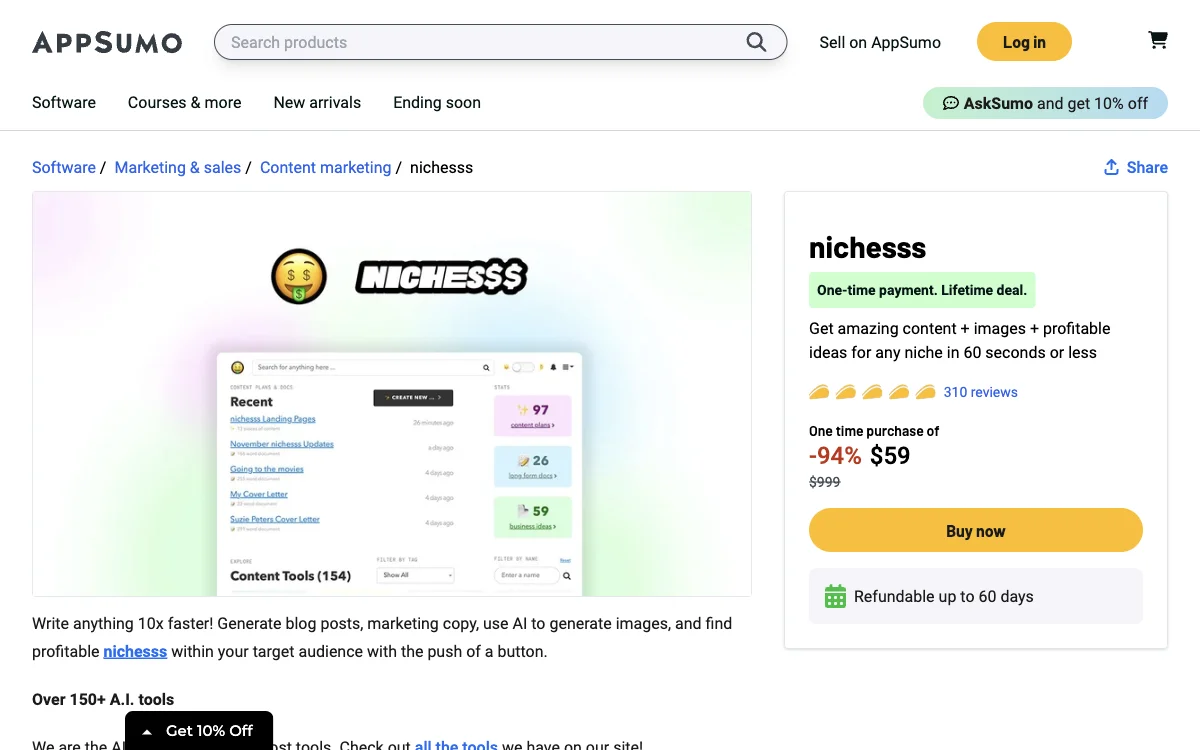 nichesss: AI-Powered Content, Image, and Idea Generation