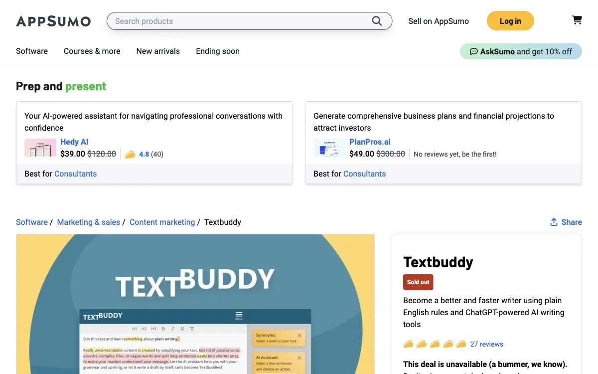 Textbuddy: Trình soạn thảo viết lách trực tuyến hỗ trợ AI