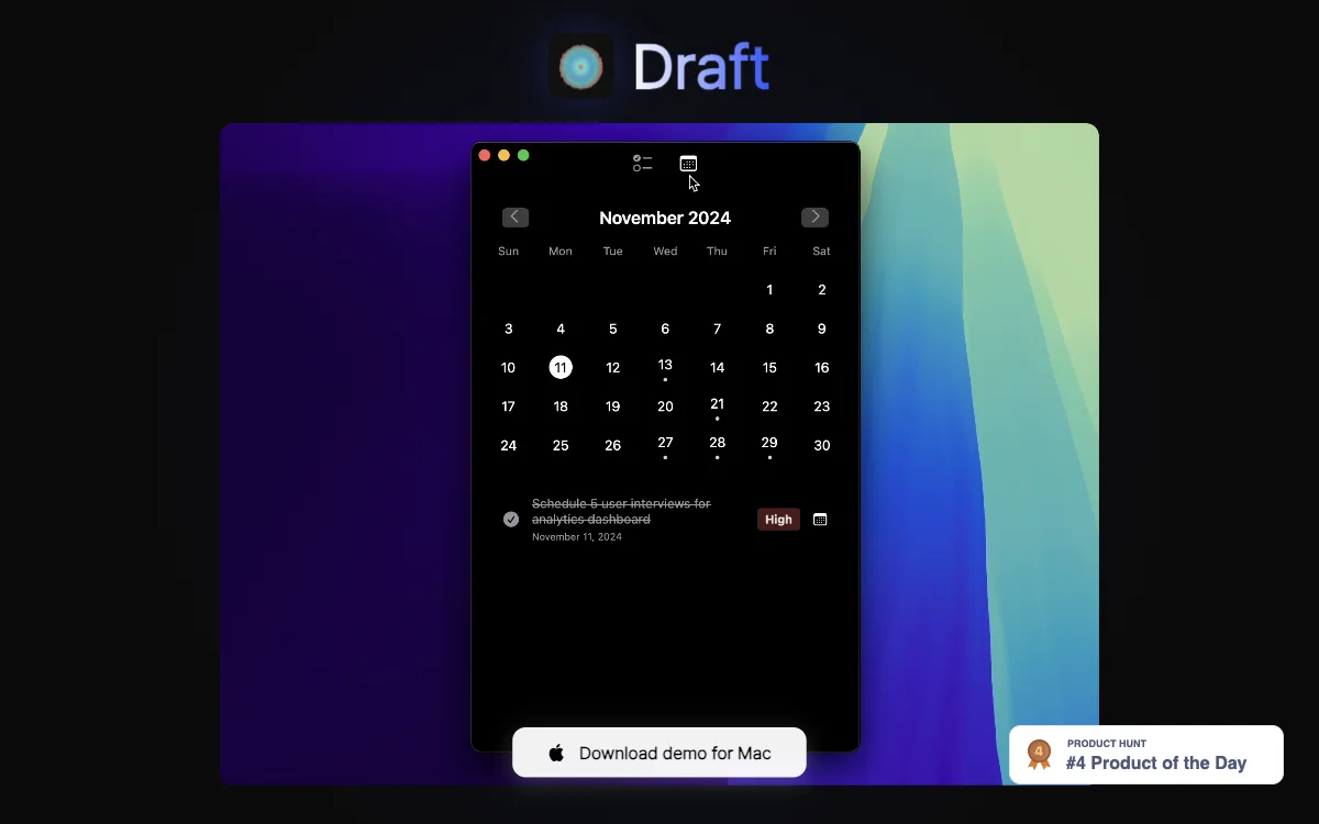 Draft - AI 驱动的待办事项列表